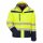 Nitras Motion Tex VIZ Plus - Warnschutz-Winter-Softshelljacke neongelb/ marineblau